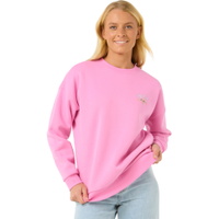 Womens Hibiscus Diamond Heritage Crew